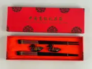 Gift Set Mallard Duck Painted Chopsticks w/ 2 Holders * Chopstick Rests