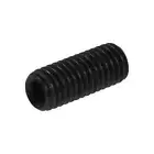 Pack of 500 Plain Black M1.6 x 4mm Cup Point Socket Set Screw Grub Uncoated 14.9