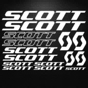 FITS Scott Vinyl Stickers Sheet Bike Frame Cycle Cycling Bicycle Mtb Road