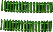 TINEASUR 2pcs Mini Fairy Garden Fence Flexible Picket Fences for Succulent Surroundings Miniature Accessories for Garden Bedroom Party and More