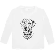 'Labrador Retriever Dog' Kid's Long Sleeve T-Shirts (KL044146)