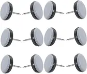 Veemoon 12pcs Furniture Floor Protectors Screw Chair Leg Pads for Quiet Movement Noise Reduction and Protection Hardwood Floors for Dining Chairs and Tables