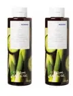 KORRES RENEWING BODY CLEANSER WASH SHOWER GEL BAMBOO, CUCUMBER 250ML -2 PACK