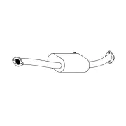 Redback Standard Replacement Exhaust for Nissan Patrol Y61 TB48DE 4.8L 2001-2012