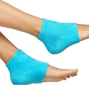 [Generic] Heel Socks For Dry Cracked Feet Women | 2x Women Heel Socks Soft | Moisturizing Fuzzy Sleep Socks, Heel Support, Pack Wrap For Dry And -Cracked Foot Heel Repair