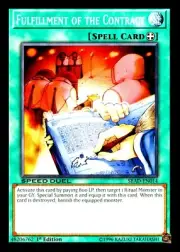 A319 YUGIOH SPELL CARD FULFILLMENT OF THE CONTRACT SBAD-EN014