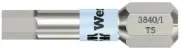 4x Wera HEXAGON DRIVER BITS Stainless Steel*German Brand- Hex-2.5mm Or Hex-3mm