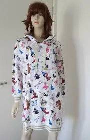 PETER ALEXANDER DISNEY FANTASIA HOODIE NIGHTIE in Multi RRP$109 size M