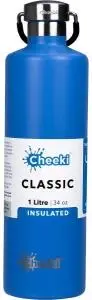 Cheeki Stainless Steel Bottle Insulated Azure 1L