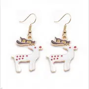 Veile Studios Christmas Pendant Santa Snowman Tree Snowflake Gift Earrings