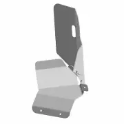 Polaris Exhaust Shield, Genuine OEM Part 5258649, Qty 1
