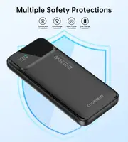 Universal 10000mAh Power Bank 3 USB Port for iPhone 15 14 13 GoPro iPad Tablet