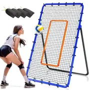 Volleyball Rebounder Net, 5 Angles Adjustable Volleyball Training Equipment B...