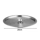 Universal Cookware Lid Stainless Steel Frying Pan Metal Lid Durable Pot Lids