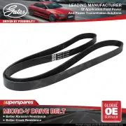 Gates Alternator Micro-V Drive Belt for Daihatsu Terios J200 J210 1.5L With A/C