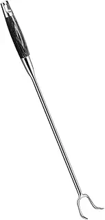 KOCKSHION Meat Hook with Handle Heavy Duty Food Turner for BBQ for Pork Chicken Ham Household Meat Hook Tool