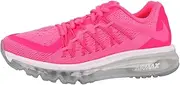 [Nike] Kids Air Max 2015 (GS) Pink Pow/Pnk Pow/Vvd Pnk/White Running Shoe 6 Kids US