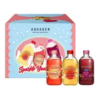 在飛比找樂天市場購物網優惠-AQUAGEN 果漾三重奏氣泡飲組 330毫升 X 9瓶