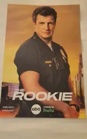 2023 SDCC COMIC CON EXCLUSIVE ABC POSTER THE ROOKIE NATHAN FILLION
