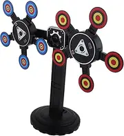 CVUTOVO Reset Shooting Target with Rotating Dynamic Targets Sound and Light Effects for Interactive Shooting Games and Fun Family Competitions