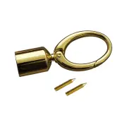 Tassel Hook Hardware With Setting Screws Brass 21639-01 Key FOB Saddle Tack