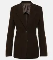 [Toteme] Toteme Single-breasted cotton blazer AU 6 brown