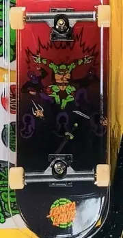 2024 TECH DECK × TMNT | SANTA CRUZ | #20147475 RED RAPHAEL × FOOT SOLDIERS | NIB