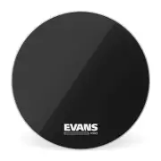Evans MX1 Black Marching Bass Drum Head, 32 Inch