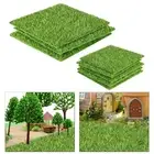 Grass Rugs Fake Grass Turf Patch Kit Realistic Lightweight Reusable Green