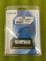 Crucial 2GB 204-PIN SODIMM 256MX64 DDR3 CT25664BC1067 2gb Memory See Pics