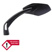 SHIN YO Handlebar mirror LUCA, blue glass, black