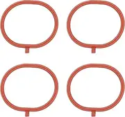 X AUTOHAUX Engine Intake Manifold Gasket for Honda Fit 2015-2020 Intake Manifold Sealing Gasket No.171055R0004 Silicone Rubber 4 Pcs