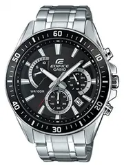 Casio Edifice Chronograph EFR-552D-1AVUEF Black Dial Grey Stainless Steel Mens Watch