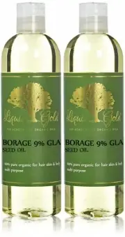 24 oz PREMIUM 100% PURE BORAGE SEED OIL 20% GLA ORGANIC NATURAL COLD PRESSED