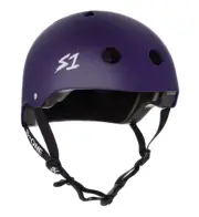 S1 Lifer Certified Matte Purple Skateboard Helmet