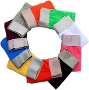 [YXHUPOT] Men's Boxer Shorts, Safety Shorts with Inseam, Anti-Chafing Boyshorts Panties, 10 Pack, Silver Wide Belt, XL, Red/Excursion, Plain, XL, red, Large-X-Large