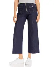 Cinq a Sept Cropped Azure Jeans in Indigo
