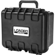 BARSKA Hard Case Tool Box Resin Lid Strike Lockable Water Resistant Black Matte