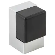 Square Door Stop Polished Chrome