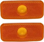 MagiDeal 2Pcs Side Marker Turn Light Directly Replace Sturdy Easy Installation Versatile LED Side Marker Lamp for 1671689 RV