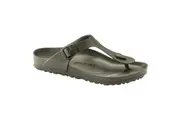Unisex Birkenstock Gizeh Eva Khaki Slip On Sandals