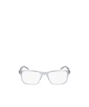 Geometric frame plain mirror 54 White