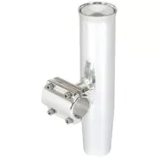 Lee's Clamp-On Rod Holder - Silver Aluminum - Horizontal Mount - Fits 2.375" / 2