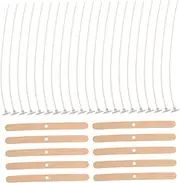 [EXQUIMEUBLE] 1 Set DIY Candle Making Kit for Adults Includes Candle Wicks and Mixing Sticks for Crafting Engaging and Relaxing