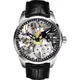 TISSOT T-Classic T-Complication 嘆為觀止的設計鏤空手動上鍊時尚腕錶-銀-T0704051641100