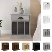 Bedside Tables Nightstand Bedroom Storage Cabinet Lamp Stand Organiser vidaXL