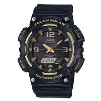 在飛比找PChome24h購物優惠-【CASIO 】太陽動能雙顯數位雙顯錶-AQ-S810W-1