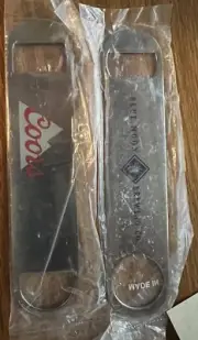1-Coors light 1-Blue Moon Logo Beer Bottle Opener brand new old stock unopened.