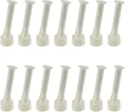 HAHIYO Plastic Pool Joint Pins Rubber Seals with Metal Round Rectangular Frame Pool Replacement Parts Easy Pull Out Back in Sturdy Fit Tightly No Wobble for Intex Above Ground