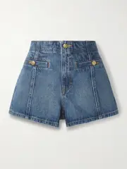 [Ulla Johnson] Ulla Johnson - The Camille Denim Shorts - Mid denim - 23 23 Blue